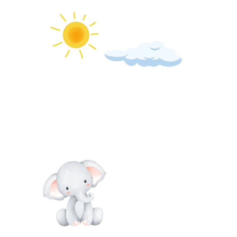 Éléphant mignon