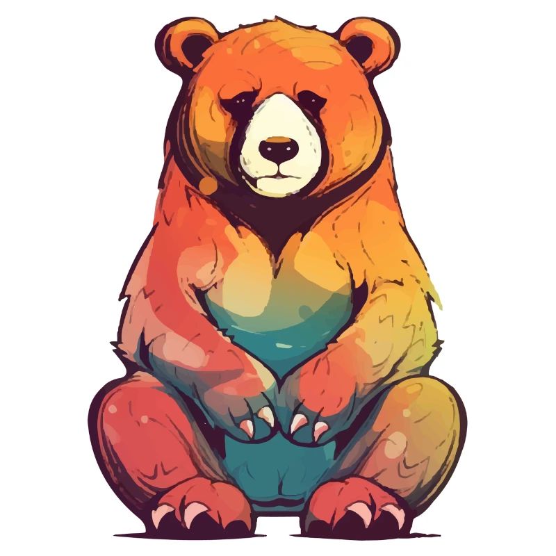 Bado the grumpy bear