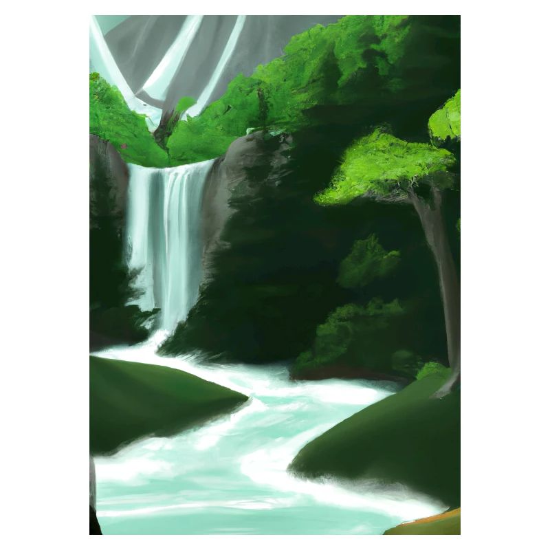 Forest River Wasserfall