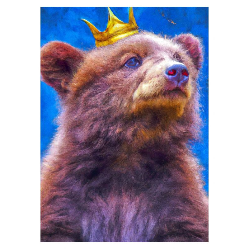 Bär mit Krone