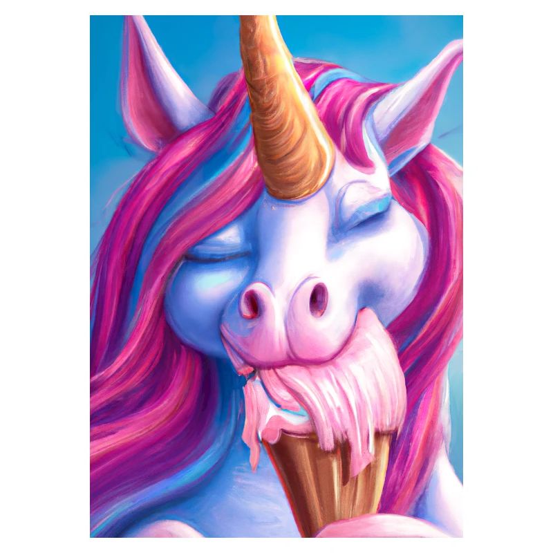 Eiscreme Einhorn