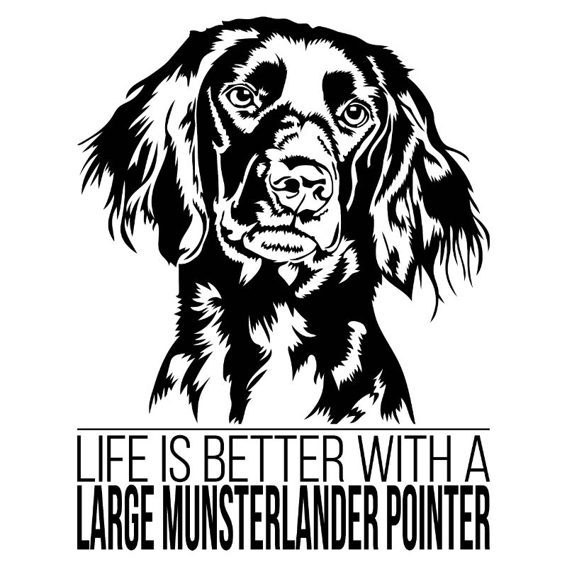 Large Munsterlander Pointer life is better Hunde