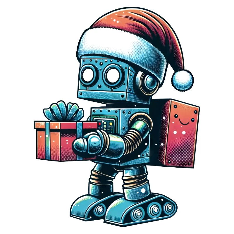 Robot Santa Claus Festive Technology