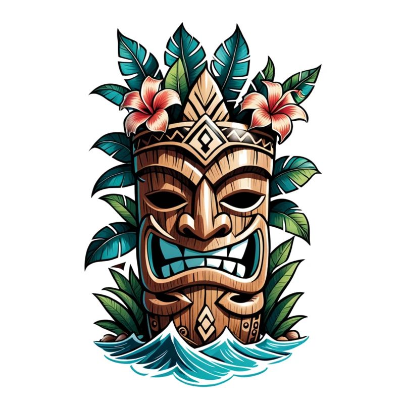 Tiki Beach - Polynesia Statue