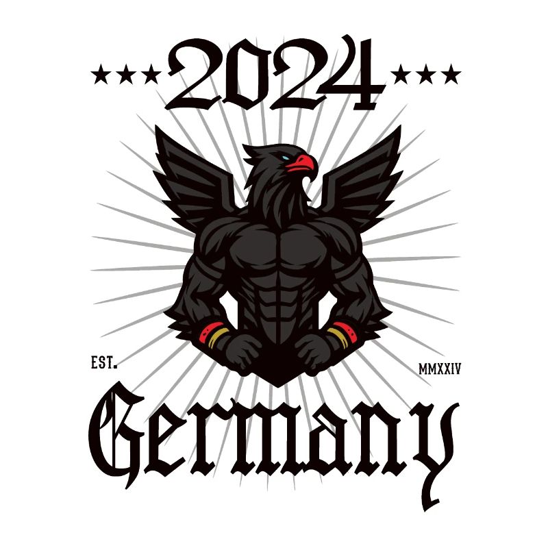 Germany Design with the Bodybuilder Eagle