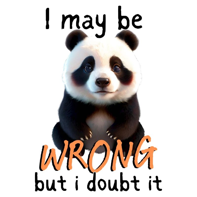 I may be wrong. Funny Humor Gift