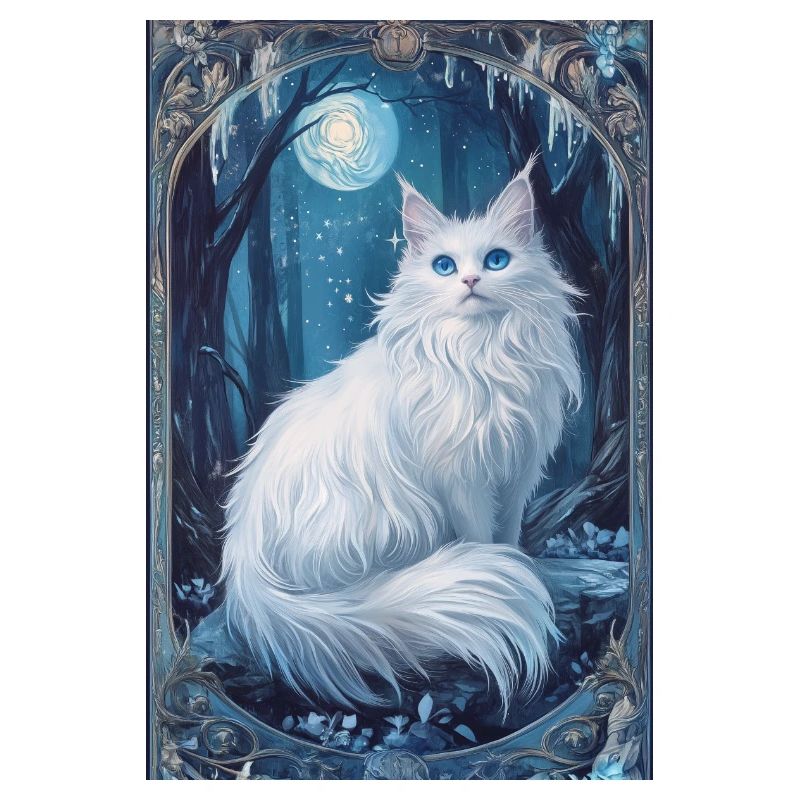 Cloudtail Cloud Tail Beau chat blanc hiver