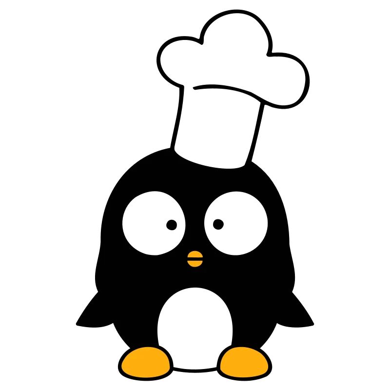 Penguin Kitchen Chef Hat Cuisine