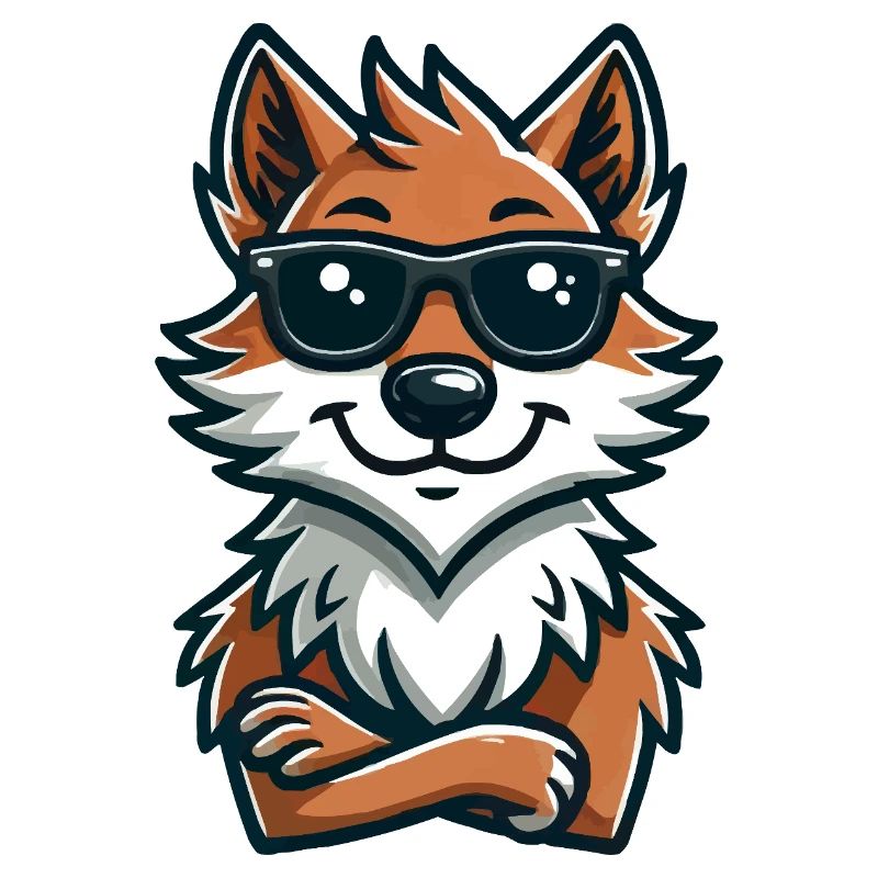 Wolf Sunglasses Comic