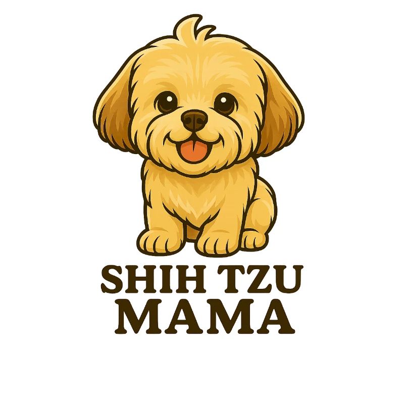 Tiny Paws Fun Logo Shih Tzu Mama