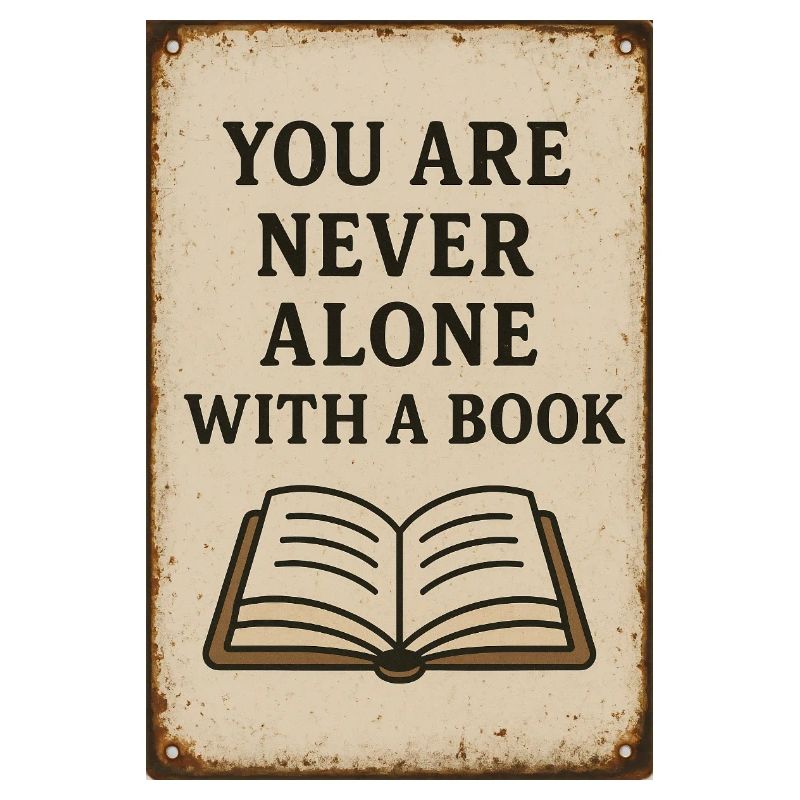 You're never alone with a book