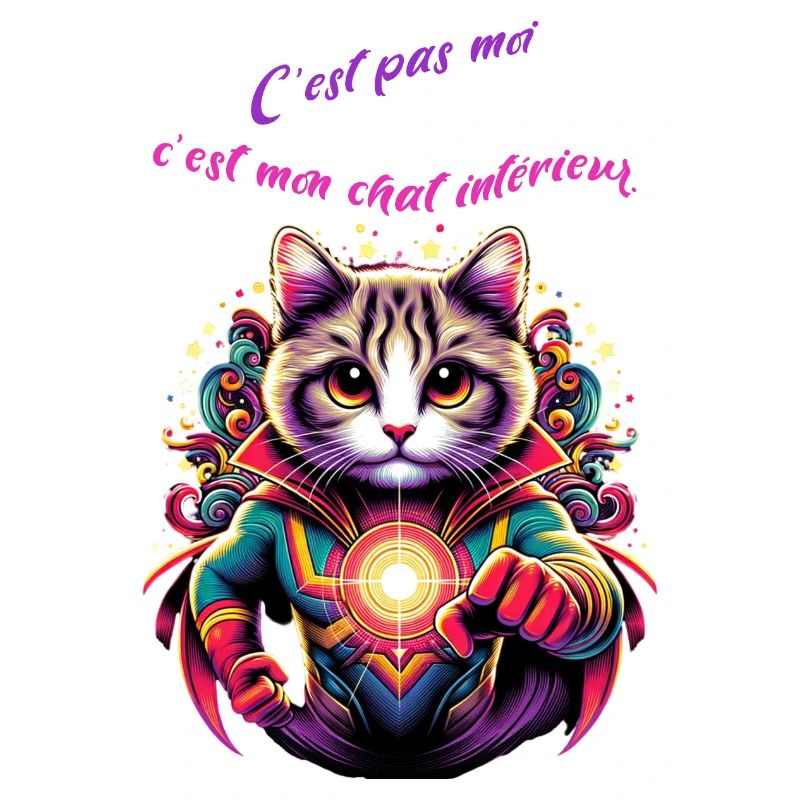 C’ est pas moi c est mon chat interieur