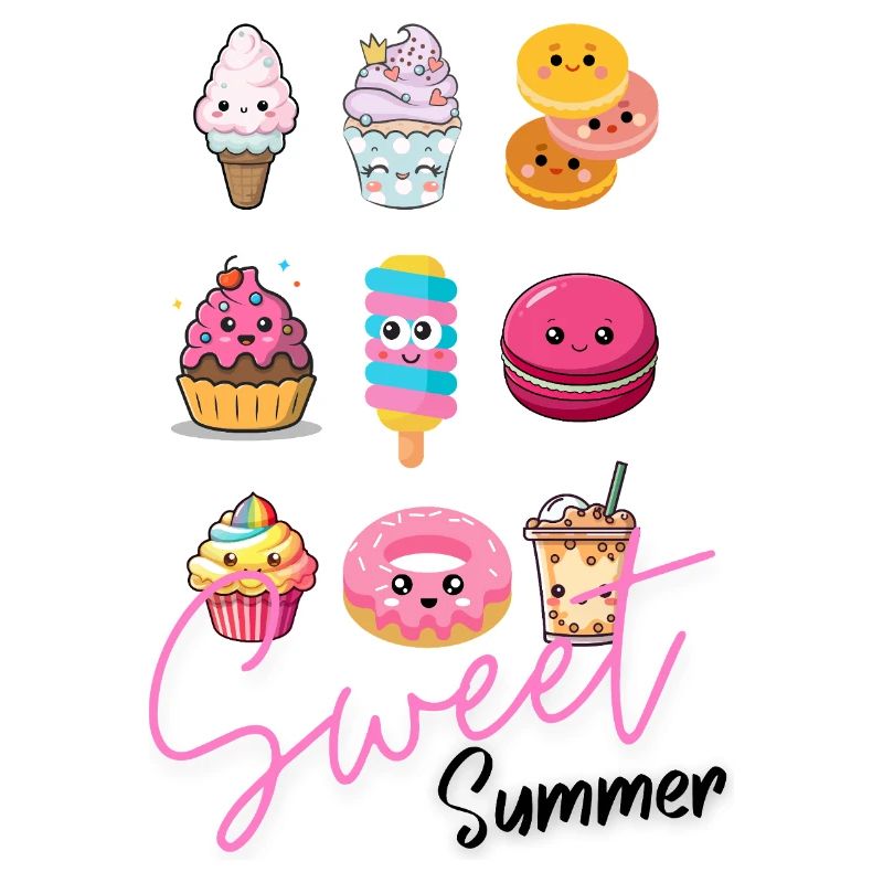 Sweet Happiness Makers - Illustrations de desserts mignons