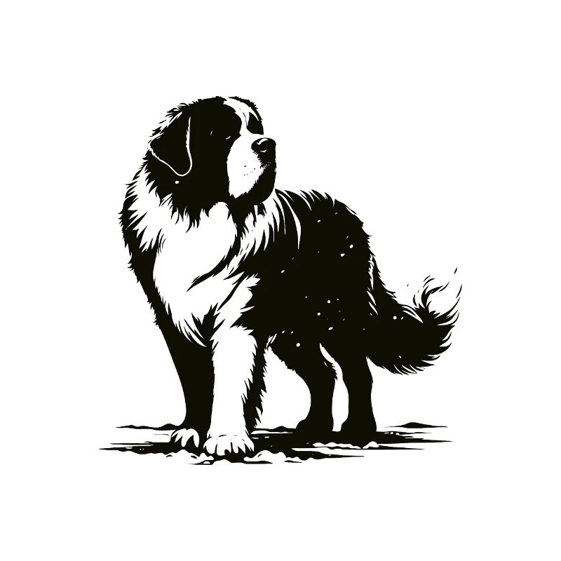 St. Bernard Design – Gentil géant avec cœur