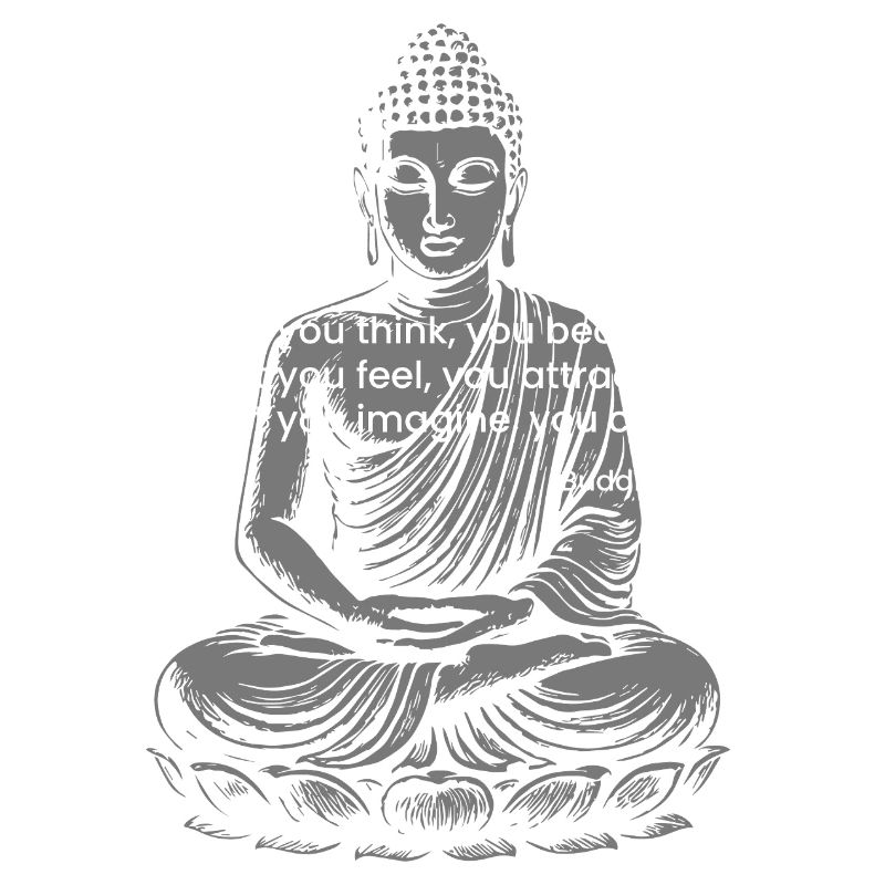 Conception de méditation de Bouddha