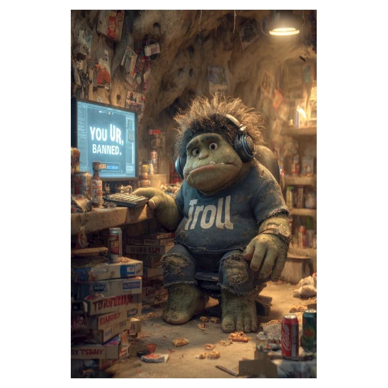 Internet-Troll wird gesperrt