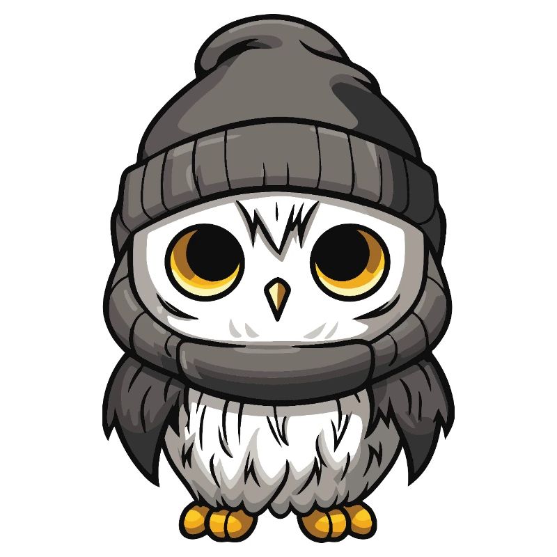 Owl Comic Winter Cozy