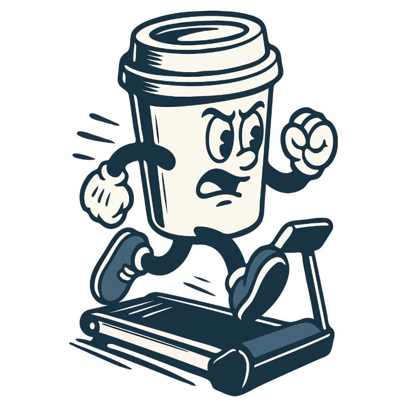 Caffeinated Sprint Coffee Cup