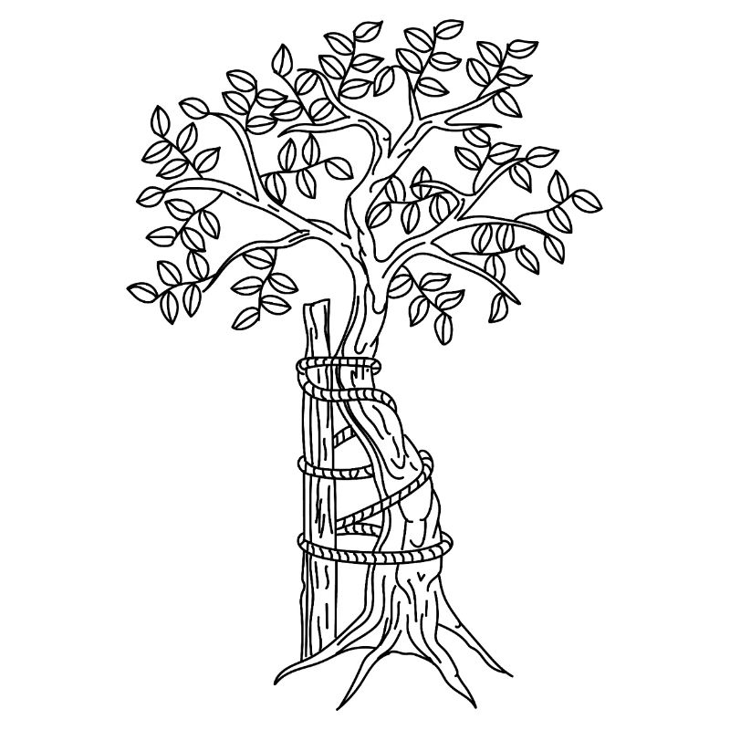 Tree by Andry – black