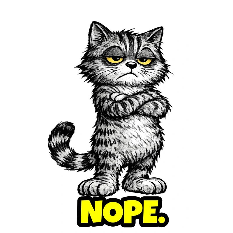 Nope. – Grumpy Katze (Chef Vibes)