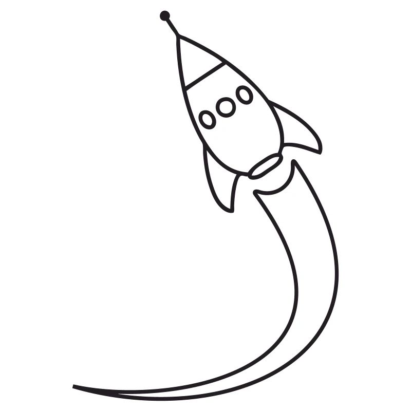 Rocket launches into space
