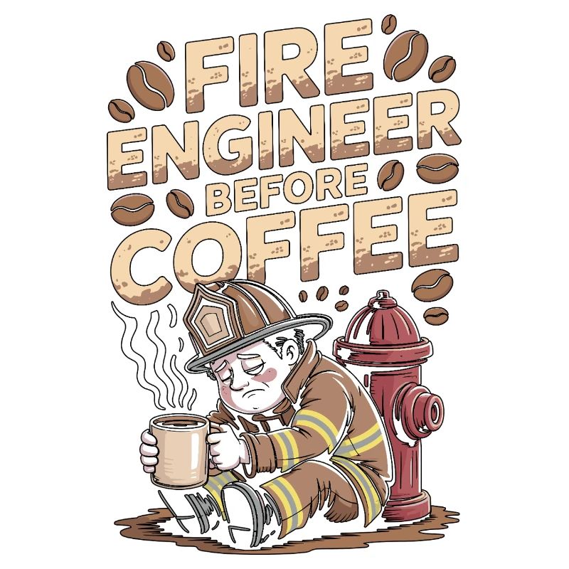 Fire Engineer Before Fire Service Coffee Lover