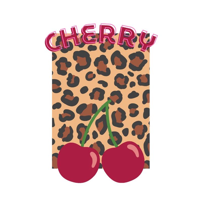 Leopard-look cherries