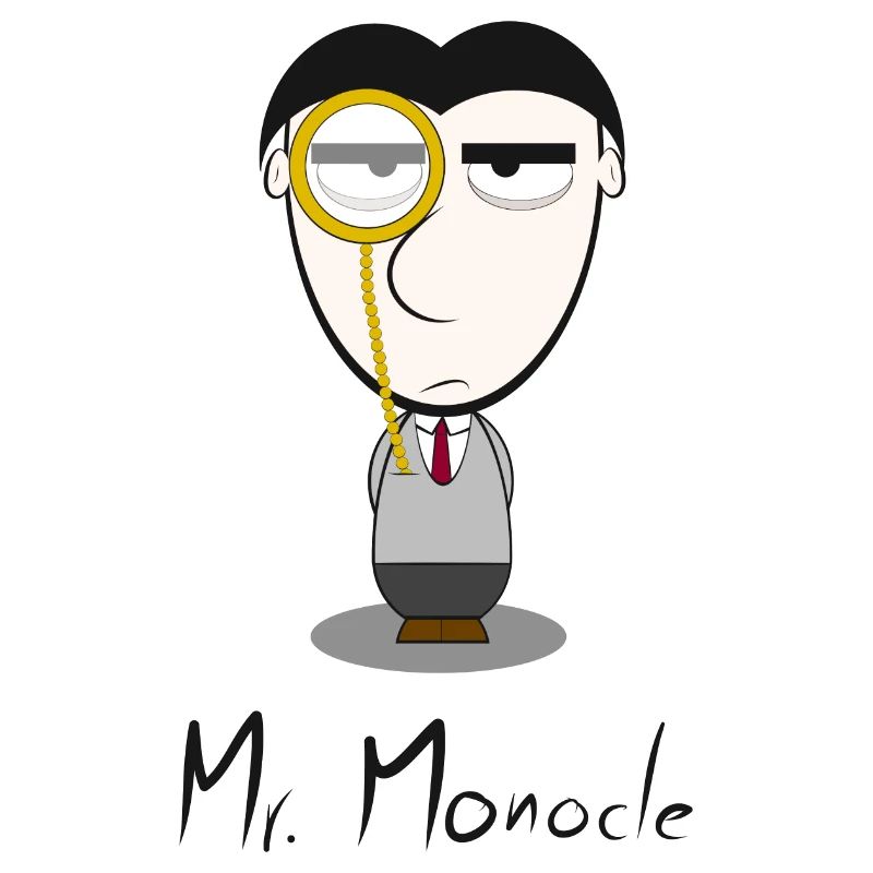 Monocle monocle comic humor nerd nerd kid son