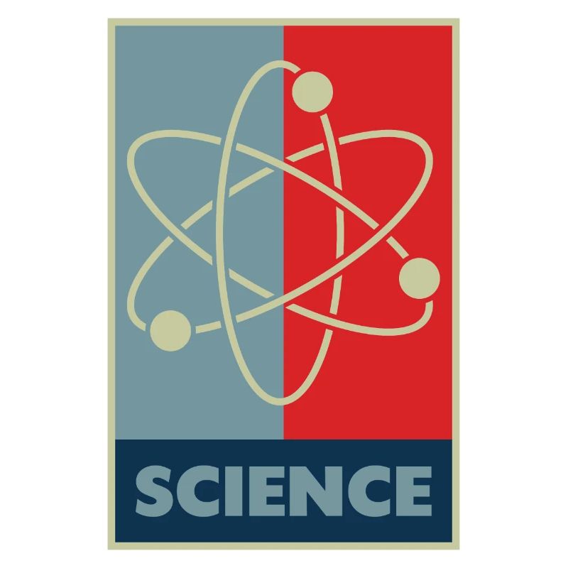 Modèle d'atome scientifique