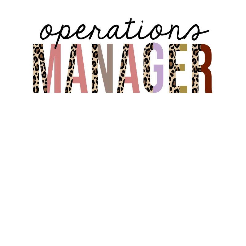 Operations Manager Leopard Print Drôle