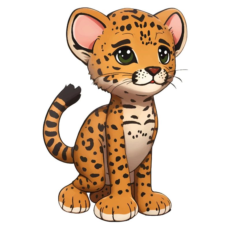 Guépard totalement mignon