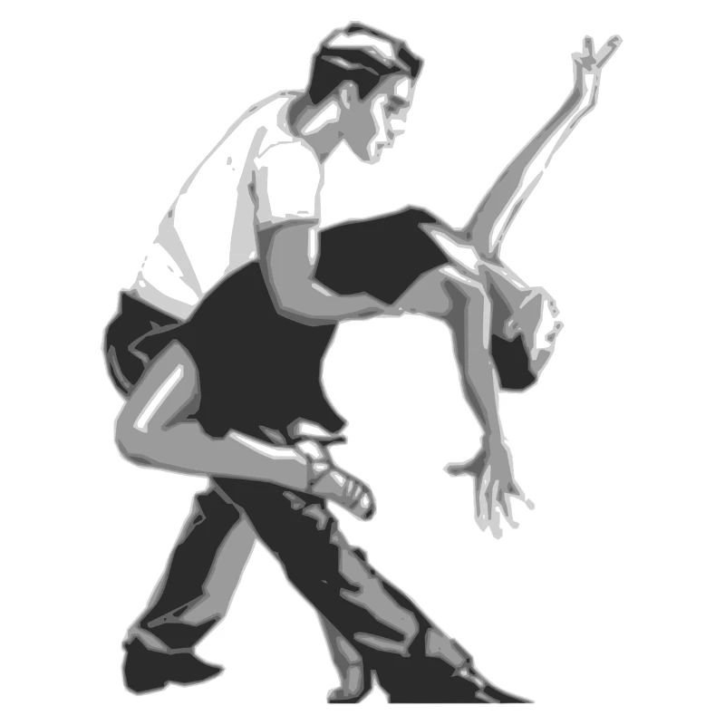 Danseurs et danseuse cadeau de danse salsa