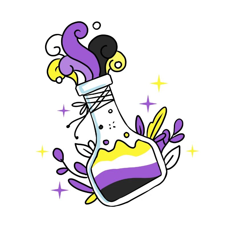 Nonbinary Pride Zaubertrank Nonbinary Pride