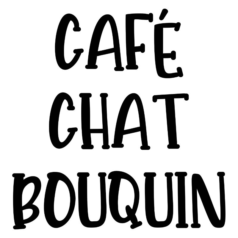 café chat bouquin