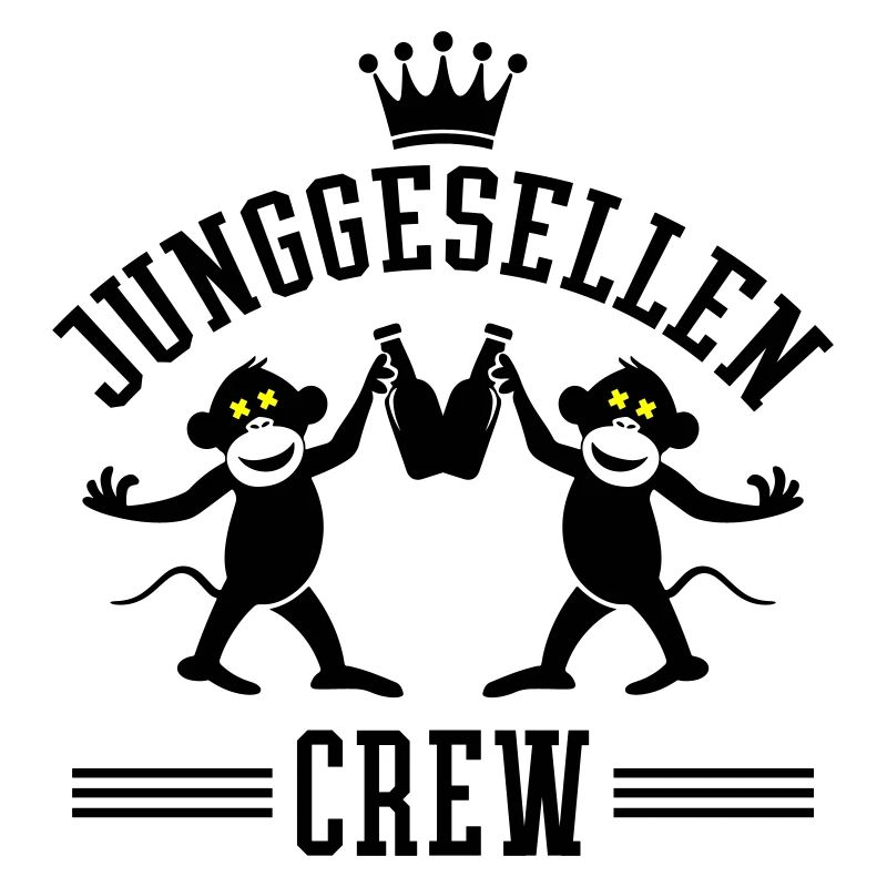 Junggesellen Crew Jga Witzig Bier