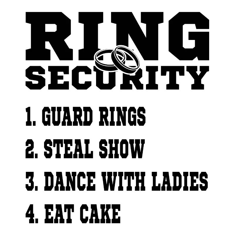 Ring Security Tasks list cadeaux de mariage