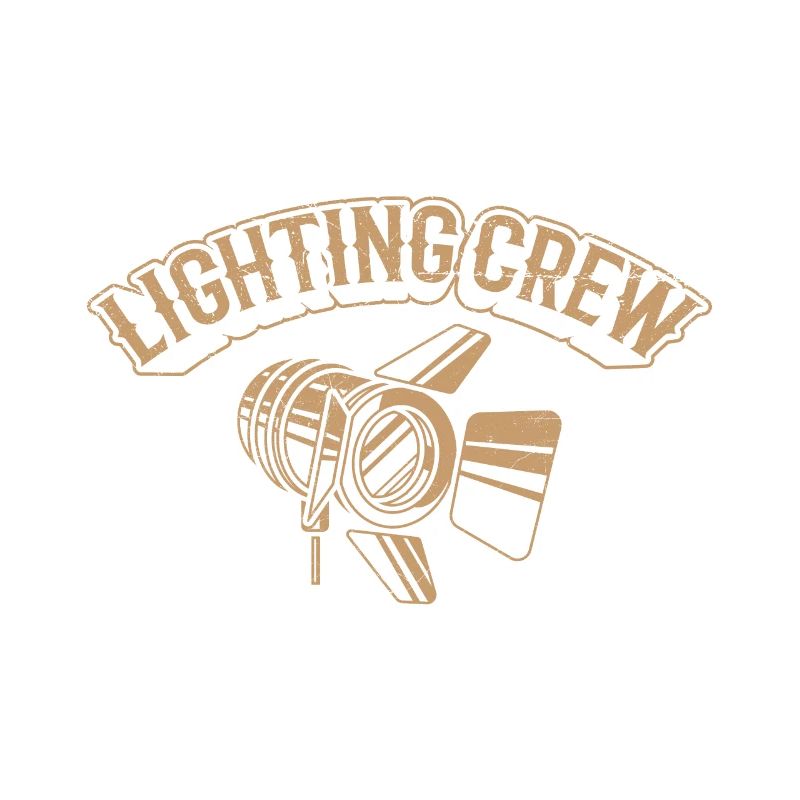 LIGHTING CREW Retro light lighting technician gift