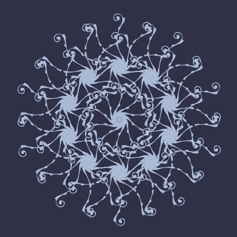 Mandala | Random patterns rotated