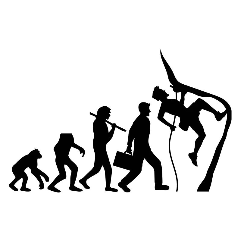 Klettern seil bergsteiger evolution