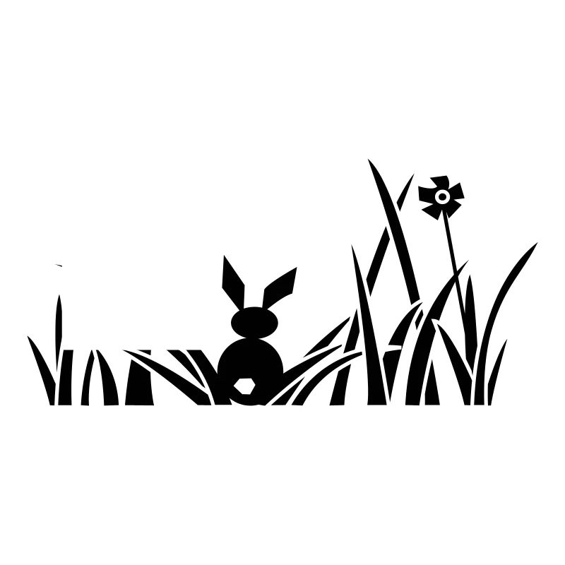 Bunny, Lapin, lapin, prairie, fleurs, herbe, gazon