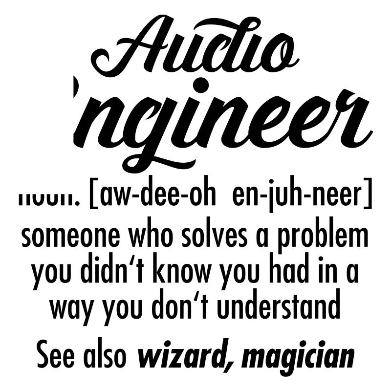 Audio Engineer - Definition