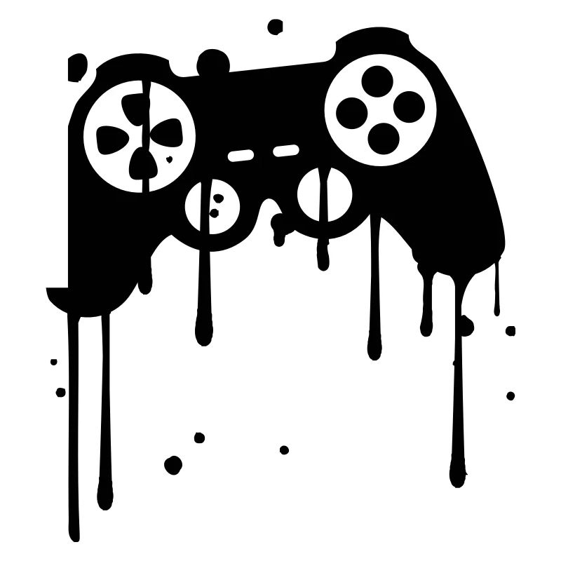 controller graffiti tropfen klex farbe spritzer