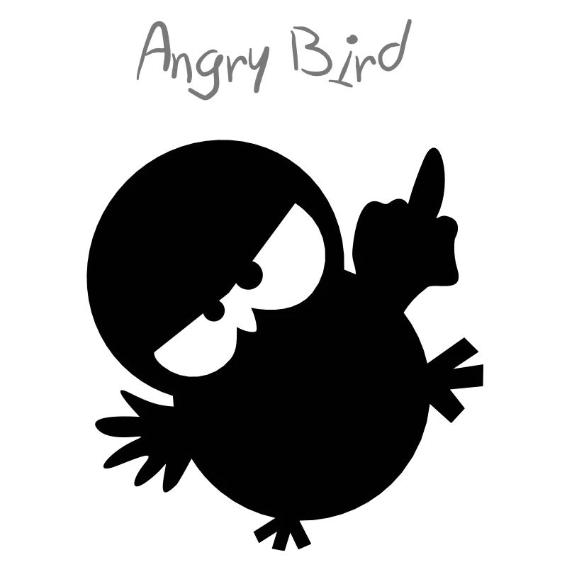 Eine Eule // Angry Bird