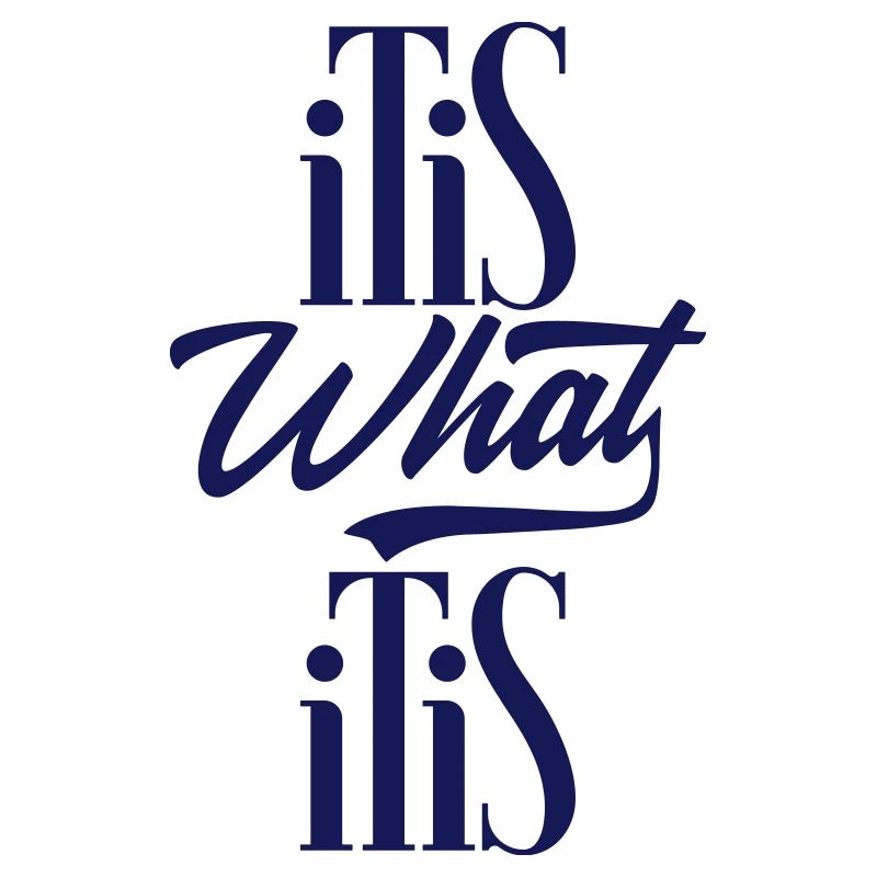 it is what it is