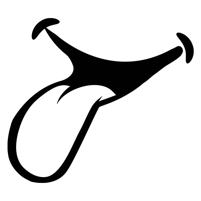 bâton de bouche langue