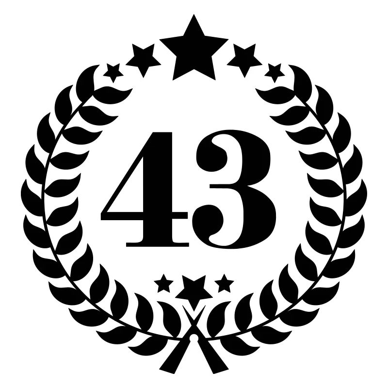 43. Geburtstags Kranz - Anniversary Wreath
