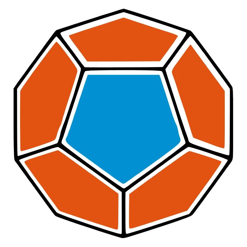 Dodécaèdre / dodécaèdre - platonicienne solide