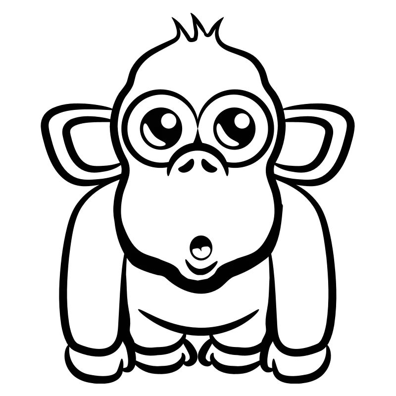 douce singe drôle Dingo