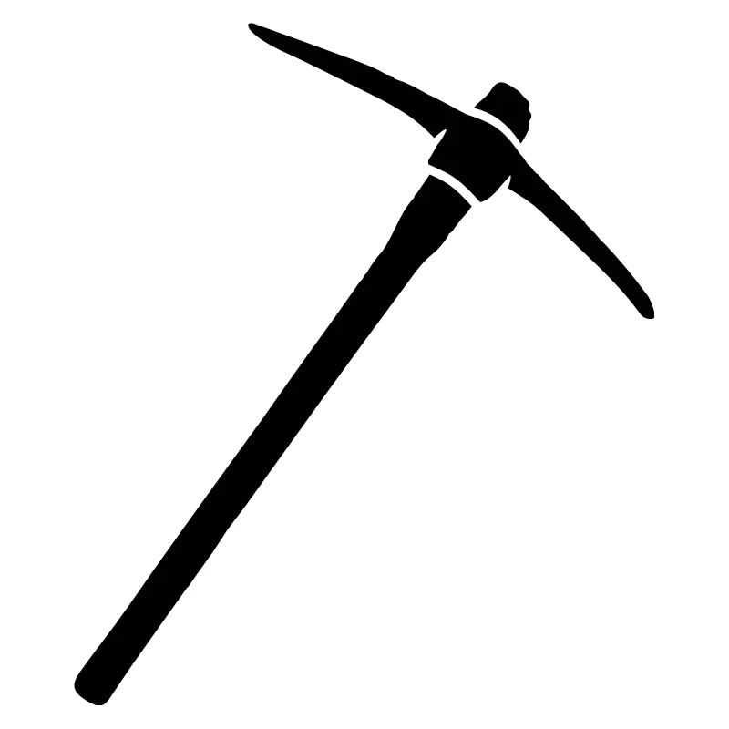 pickaxe spitzhacke abbauen bergbau hammer axt werk