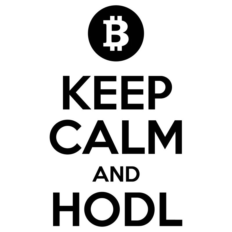 Keep Calm and HODL, MEME, Original, Bitcoin